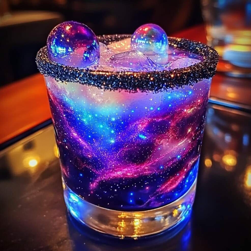 ❷⤴ A blend of dark rum, blackberry liqueur and a touch of absinthe.